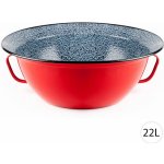 Perfect Home Smaltovaná miska Vandlík červená 22 l 56 cm – Zboží Dáma