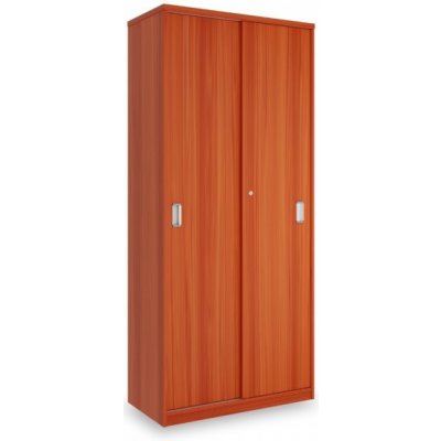 Rauman Vysoká skříň SimpleOffice 80 x 40 x 180 cm třešeň – Zboží Dáma