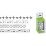 Heyda papírová 1,5 cm x 5 m bílá stříbrná 4 ks – Zboží Dáma