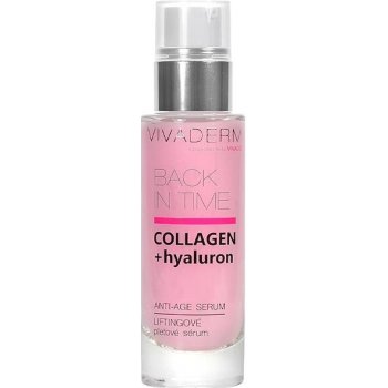 Vivaco Vivaderm Collagen + hyaluron Liftingové sérum proti vráskám 30 ml