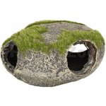 Flamingo Kozma děrovaný kámen s trávou 12x11x6 cm – Hledejceny.cz
