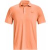 Pánské sportovní tričko Under Armour pánské funkční tričko s krátkým rukávem PLAYOFF 3.0 PRINTED POLO 1378677-906 oranžové