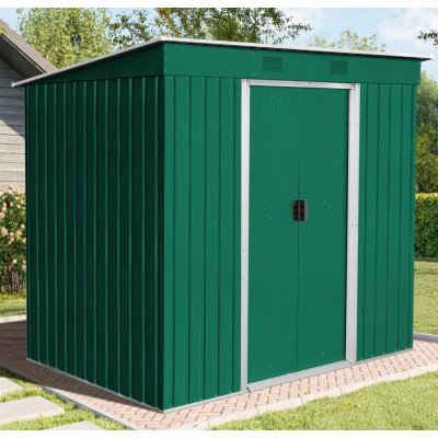 BestBerg ZD-67GRW 197 × 217 × 202 cm zelená/bílá – Zboží Dáma