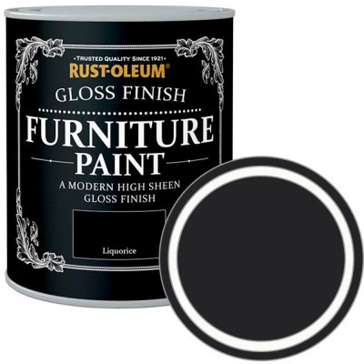 Rust-Oleum Gloss Finish Furniture Paint 0,125 l lékořicová – Sleviste.cz