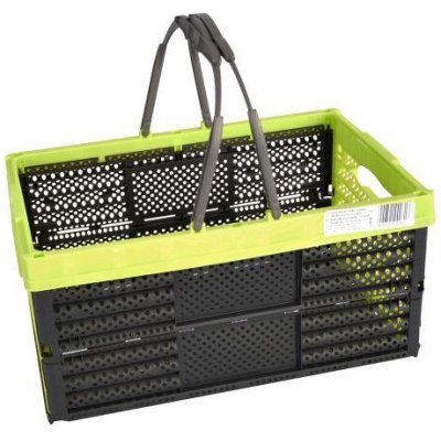 košík nákupní sklád.2 držadla 39x26x19cm plastový mix barev – Zboží Dáma