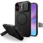 Tech-Protect Kevlar Aura MagSafe pouzdro, iPhone 17 Pro, černé – Sleviste.cz