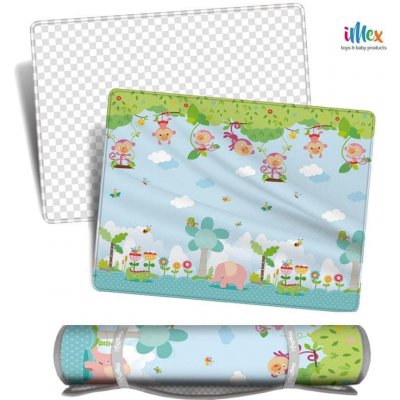 iMex Toys Hrací oboustranná podložka 2 Jungle Premium – Zbozi.Blesk.cz