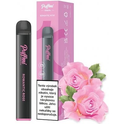 Puffmi TX600 Pro Romantic Rose 20 mg 600 potáhnutí 1 ks – Zboží Mobilmania