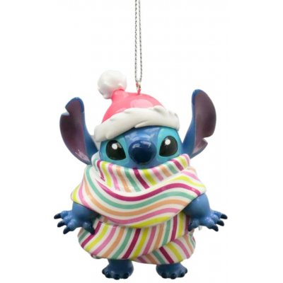 Disney Vánoční ozdoba Lilo&Stitch Stich se šálou 9 cm – Hledejceny.cz