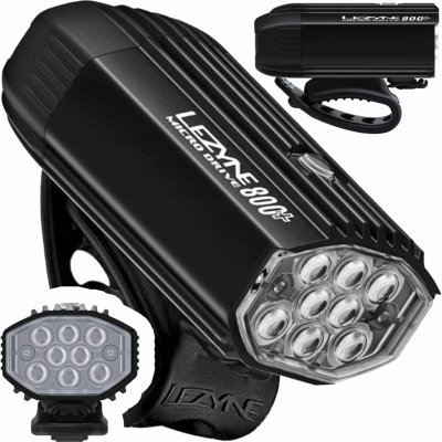 Lezyne Micro Drive 800+ přední černé – Zboží Dáma