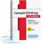 Generica Coenzym Q10 60 mg + E vitamin 60 kapslí – Hledejceny.cz
