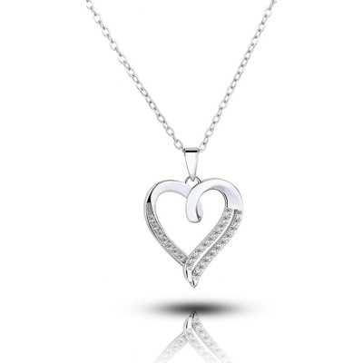 Olivie Stříbrný řetízek srdce 7102 – Zboží Dáma