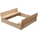 SwingKing Pískoviště Robert impregnované dřevo 150 x 120 cm – Zboží Dáma