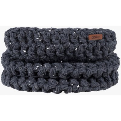 Háčkovaný nákrčník Denim tweed – Sleviste.cz