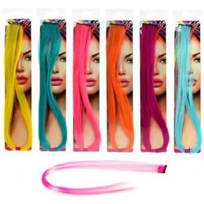 Příčesek do vlasů 50cm asst 6 barev v sáčku – Zboží Dáma Příčesek do vlasů 50cm asst 6 barev v sáčku – Zboží Dáma