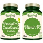 Greenfood Nutrition Probiotics lactoSpore prebiotics 60 tobolek + vitamin D3 60 tobolek – Hledejceny.cz