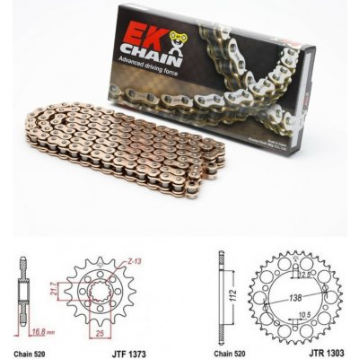 EK Chain Řetězová sada Honda Integra 700 12-13 | Zboží Auto