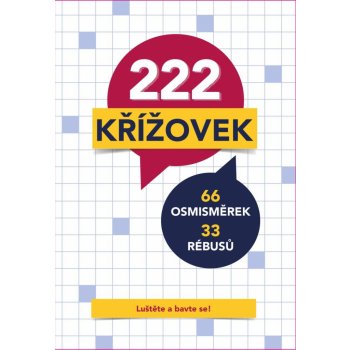 222 křížovek - 66 osmisměrek, 33 rébusů