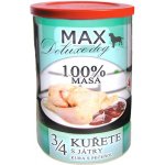 Max Deluxe Adult 3/4 kuřete s játry 1200 g – Sleviste.cz