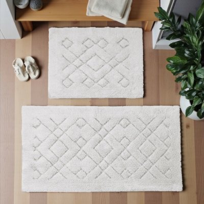 Nej-koberce Boston 12 krémová 50x60 cm a 60x100 cm – Sleviste.cz