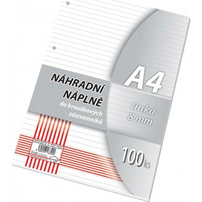 EKO Bobo náplň do charis bloku A4 linkovaná 100 l. – Zboží Živě