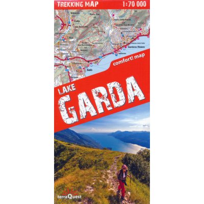 Jezero Garda Lago di Garda 1:50t turistická mapa TQ
