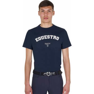 Equestro Triko bavlněné Horse Club pánské navy – Zboží Mobilmania
