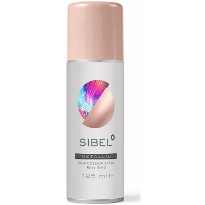 Sibel Metallic Hair Colour Spray Rose Gold 125 ml – Zboží Mobilmania