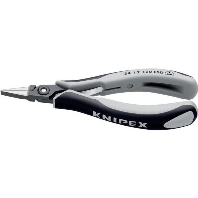 Knipex 34 12 130 ESD ESD ploché kleště rovné chrom-vanadová ocel na kuličková ložiska 135 mm – Zboží Mobilmania