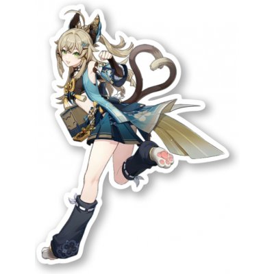 Genshin Impact Samolepka Kirara – Zboží Živě