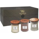 WoodWick Fireside & White Teak & Stone Wash Suede 3 x 85 g – Zboží Dáma WoodWick Fireside & White Teak & Stone Wash Suede 3 x 85 g – Zboží Dáma