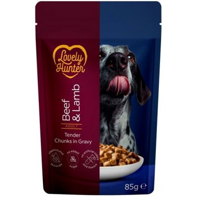 Lovely Hunter Dog Adult Beef & Lamb 85 g – Sleviste.cz