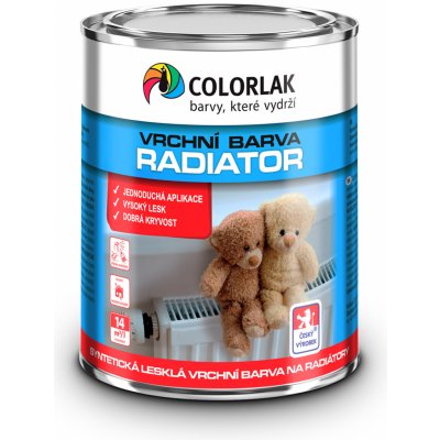 Colorlak RADIATOR S 2117 Slonová kost 0,6L syntetická vrchní barva na radiátory, lesklý – Zbozi.Blesk.cz