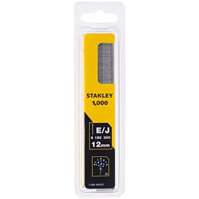 STANLEY 1-SWK-BN050T kolářské hřebíčky typ J, 1000 ks - délka 12mm – HobbyKompas.cz