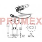 Autolamp H3 PK22s 12V 100W – Zboží Mobilmania