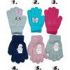 Dětské rukavice Echt MS027 dívčí pletené rukavice