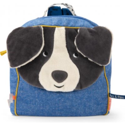 Moulin Roty Plyšový pejsek Puce & Pilou modrý – Zboží Dáma