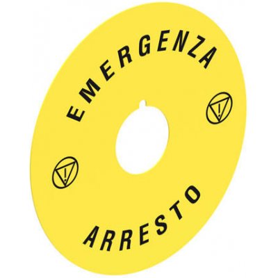 Lovato Electric LPXAU112 štítek EMERGENCY/STOP – Hledejceny.cz