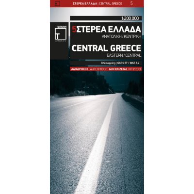 Střední Řecko 1:200.000 mapa