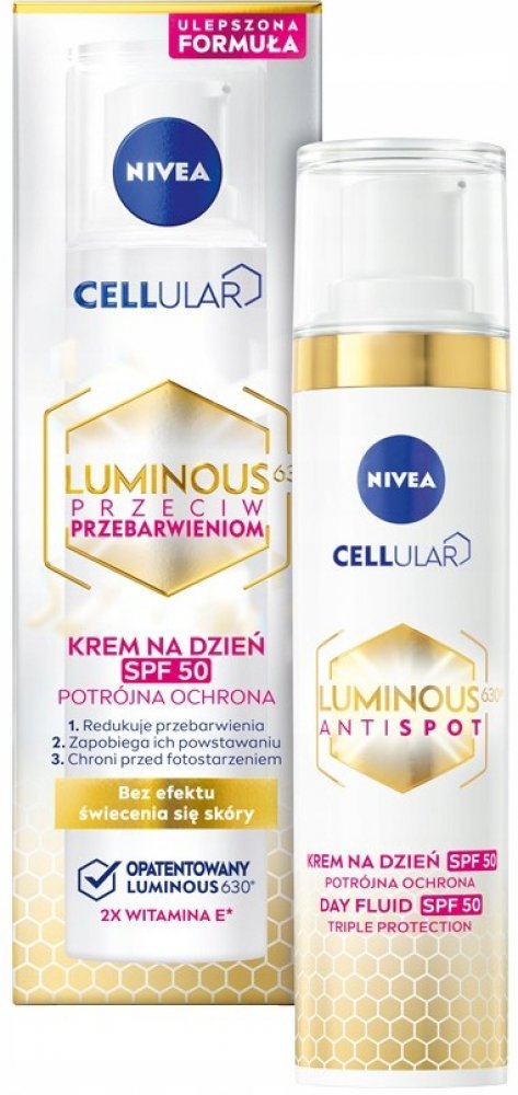Nivea Cellular Luminous 630 denní krém proti pigmentovým skvrnám 40 ml |  Srovnanicen.cz