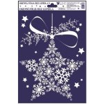 Okenní folie s glitrem obrázky z vloček 27x20cm – Hledejceny.cz