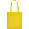 Nákupní taška a košík Printwear Bavlněná nákupní taška s dlouhými uchy, Žlutá, 38x42 cm