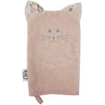 Eko EKO žínka bavlněná s oušky Cat Rose pink 20x15 cm – Zboží Dáma