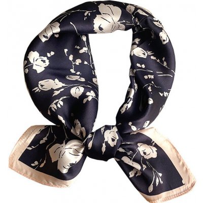 Hedvábný šátek Jemná pudrová růže – Zboží Mobilmania