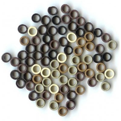 Kanekalon Store Kroužky Micro Ring na prodlužování Micro Ring 4.5 mm bez protiskluzu barvy dle vašeho výběru 1000 ks – Zboží Mobilmania