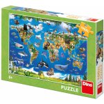 Dino Mapa zvířat 100 dílků – Sleviste.cz