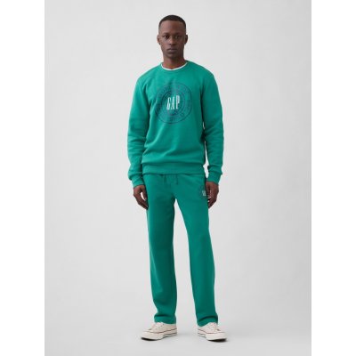 GAP tepláky s logem Straight-Leg Zelená – Sleviste.cz