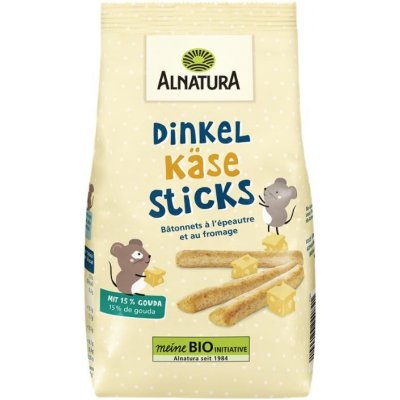 Alnatura BIO Špaldové tyčinky se sýrem 80 g – Sleviste.cz