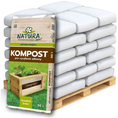 AGRO CS NATURA Kompost pro vyvýšené záhony 51 x 50 l – Zboží Mobilmania