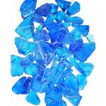 Skleněné kameny štěrk do pryskyřice 10 50 mm akvamarín – Sleviste.cz